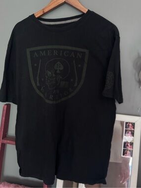 American Warrior Black Graphic Tee